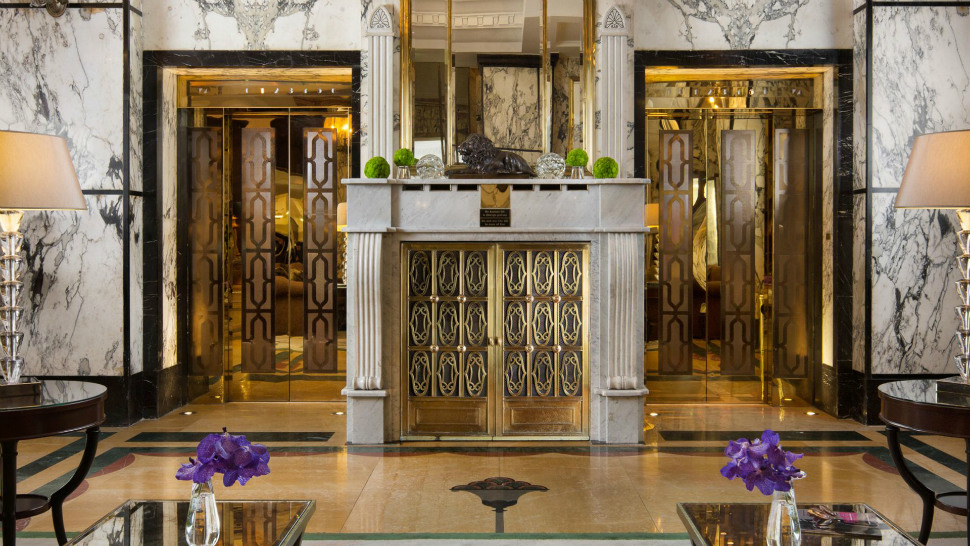 Art Deco interior at Esplanade Zagreb Hotel