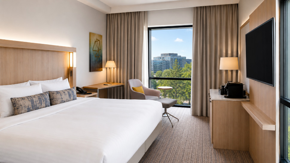 Guest room at Courtyard by Marriott Vilnius City Center