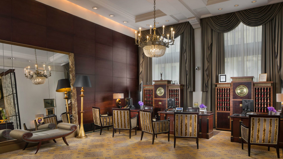 Lobby of Esplanade Zagreb Hotel