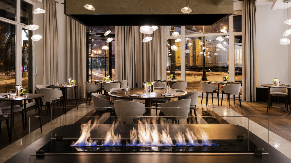 Dining room at Grand Hotel Vilnius