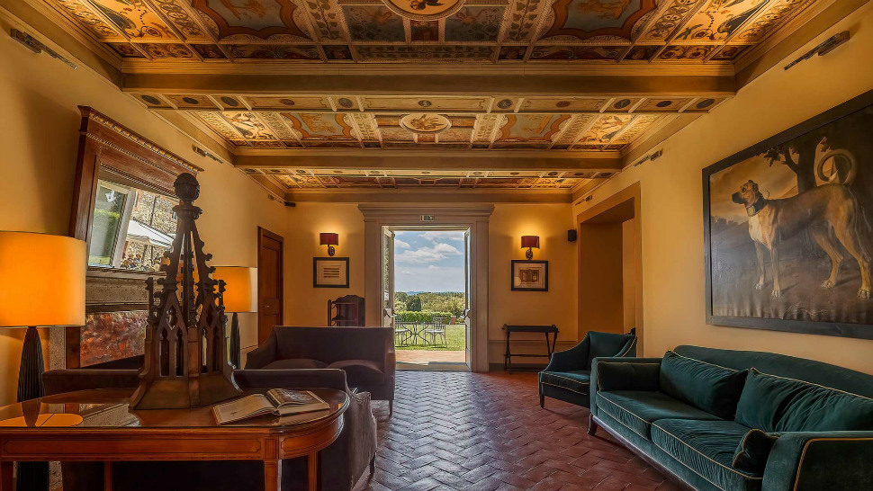 Historic interior at Borgo Scopeto Wine & Country Relais