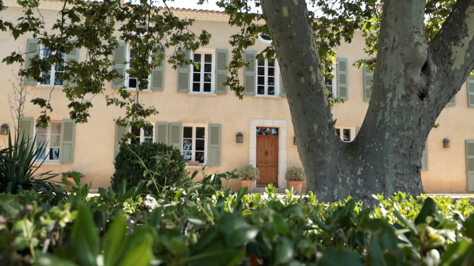 The bastide at Château La Calisse in Pontevès, Provence