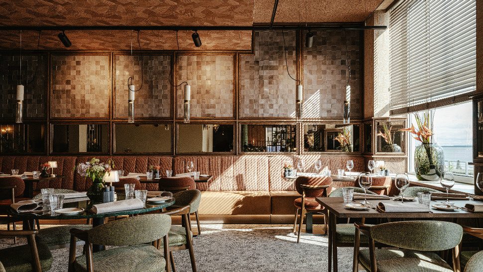 Restaurant interior at Hotel De Zeevaartschool