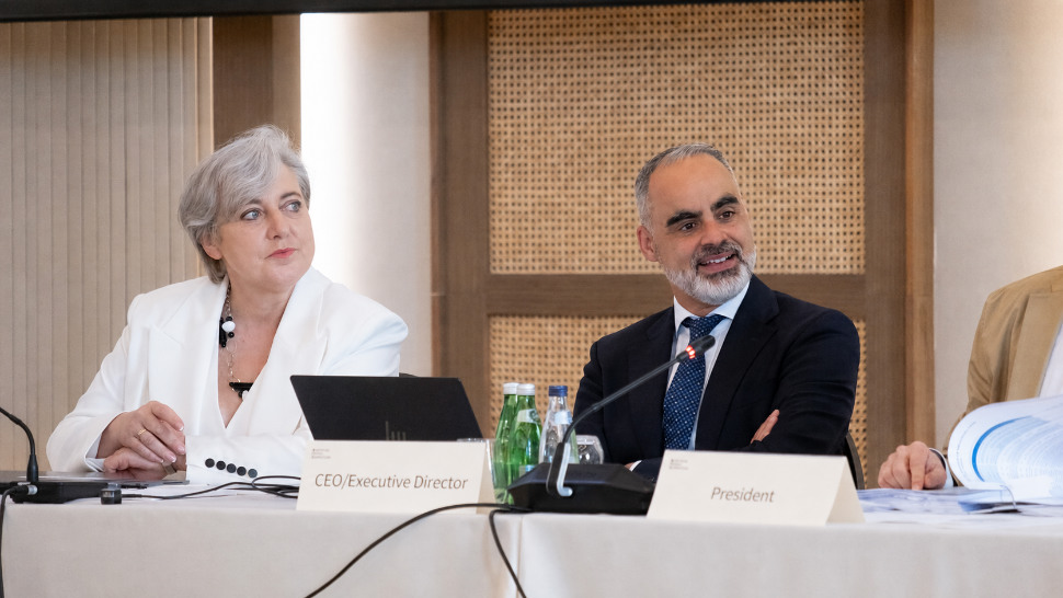 Lidija Bajarūnienė and Eduardo Santander in the context of European Travel Commission activities