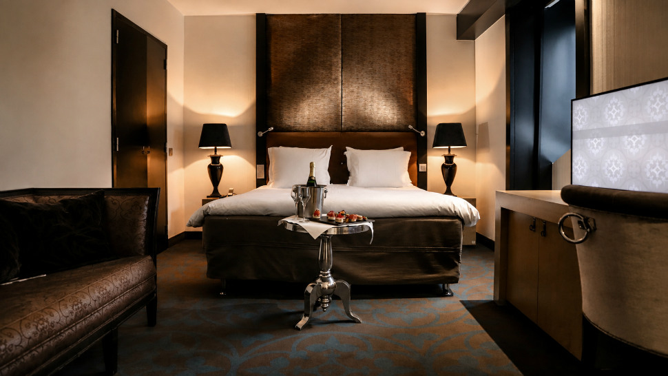 Guest room at The Dominican Brussels